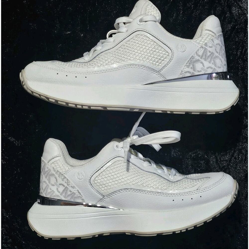 Michael Kors Women’s Optic White Ari Trainers Size 6